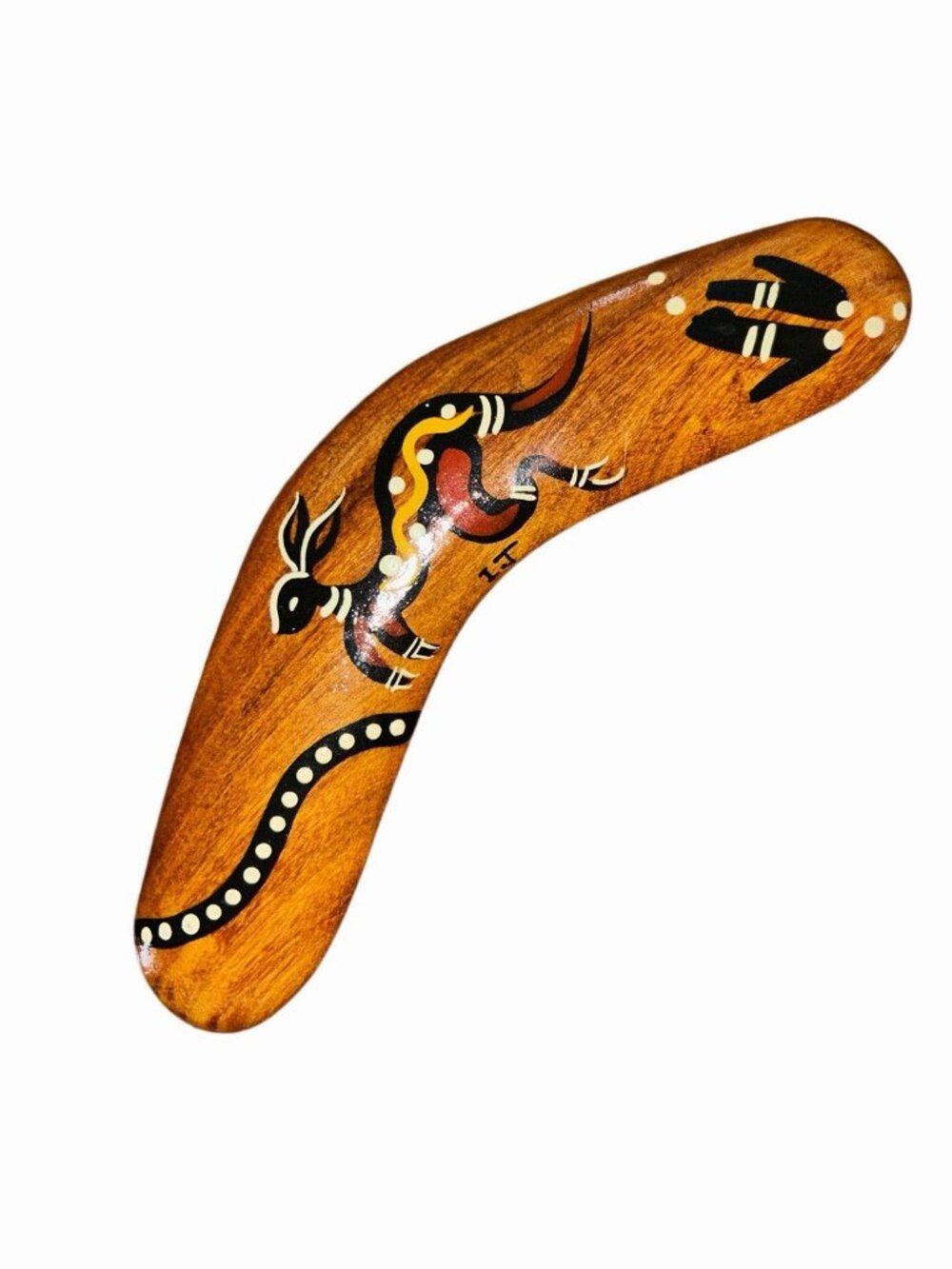 Decorative Traditional Style Native American Boomerang Art Decor Dorothy Jacky